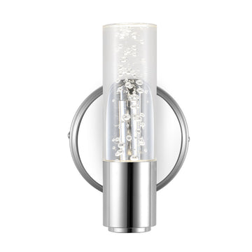 Bolha Minimalist Modern Bubble Acrylic/Iron Integrated LED Vanity Light - JONATHAN Y